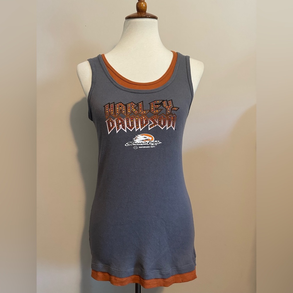 Harley Davidson Layered Tank Top
